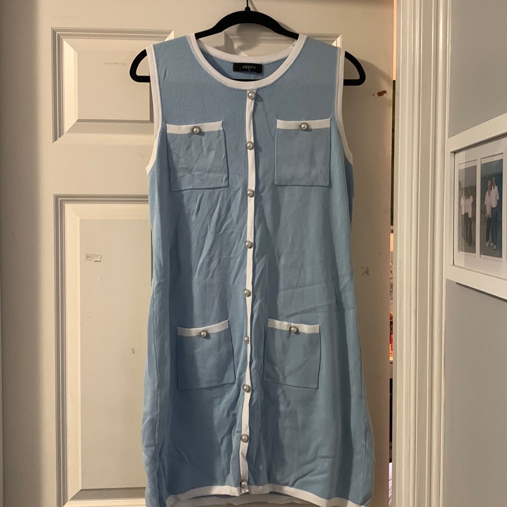 Light Blue business casual dress
